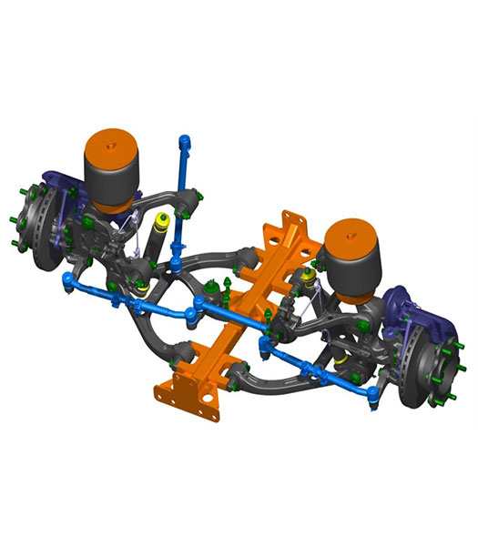 Independent Air Suspension For 6-8m Bus System