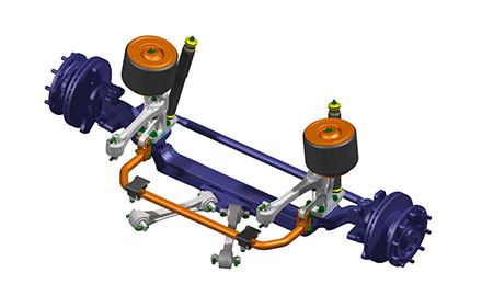 Lightweight Air Suspension System for 10-12m Large Bus