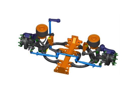 Independent Air Suspension for 7-10m Bus System